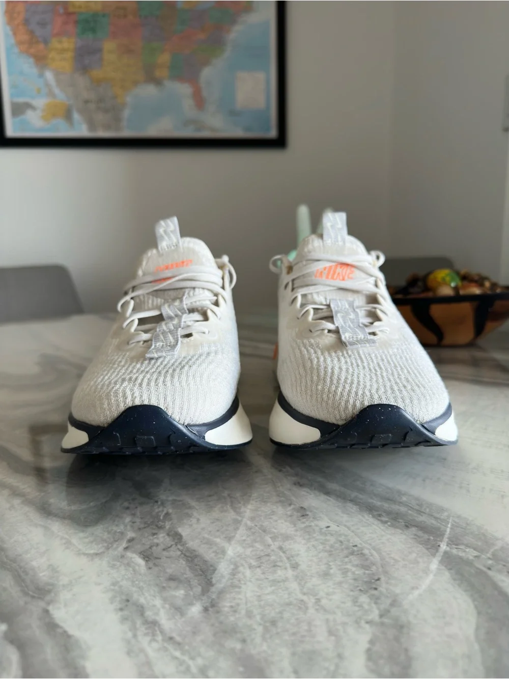 Nike Motiva Men’s Walking Shoes Sail White Orange
